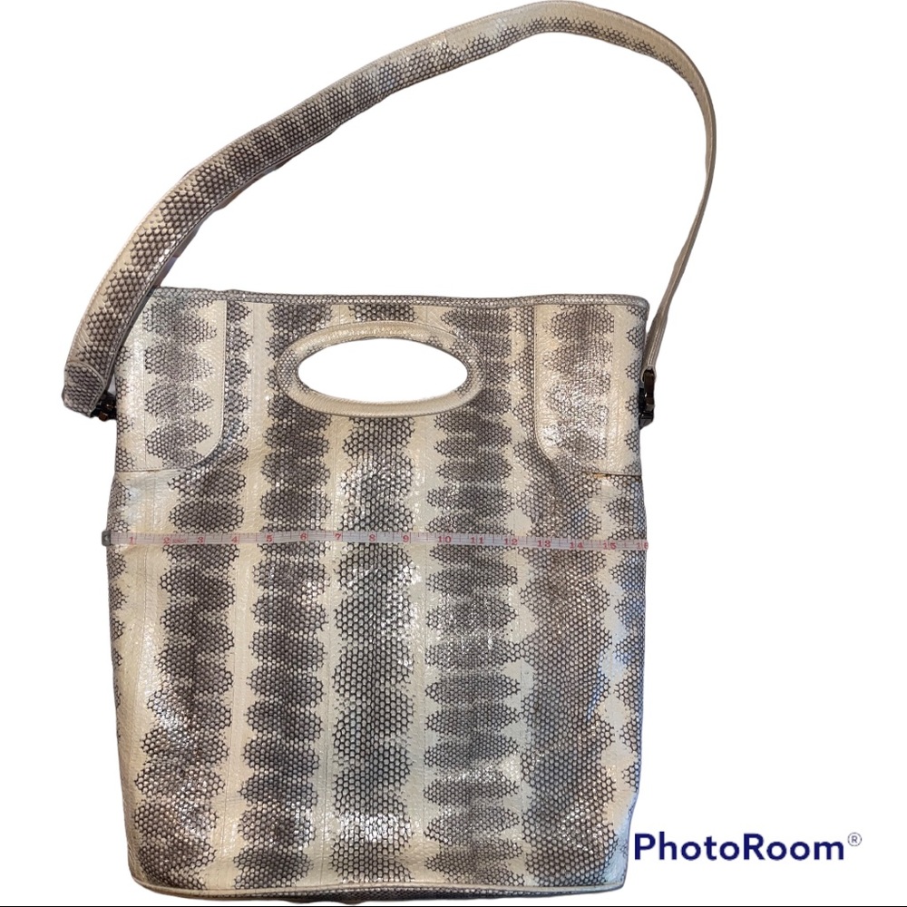 Salvatore Ferragamo Snakeskin Python Leather Tote… - image 5